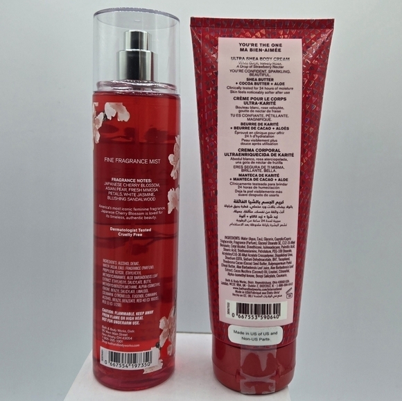Bath & Body Works Japanese Cherry Blossom FFM & You're the one Body Cream Bundle - Picture 4 of 4
